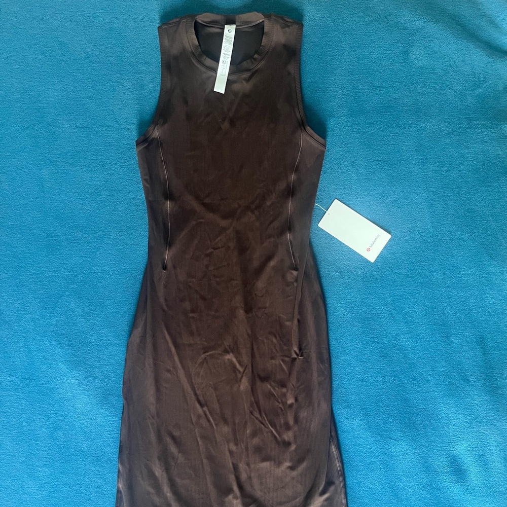 Lululemon All Aligned Ribbed Midi Dress